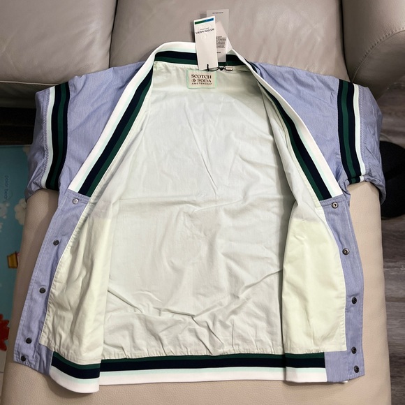 NWT - Scotch & Soda Men’s Tennis Jacket - Size L , XL - Picture 10 of 13